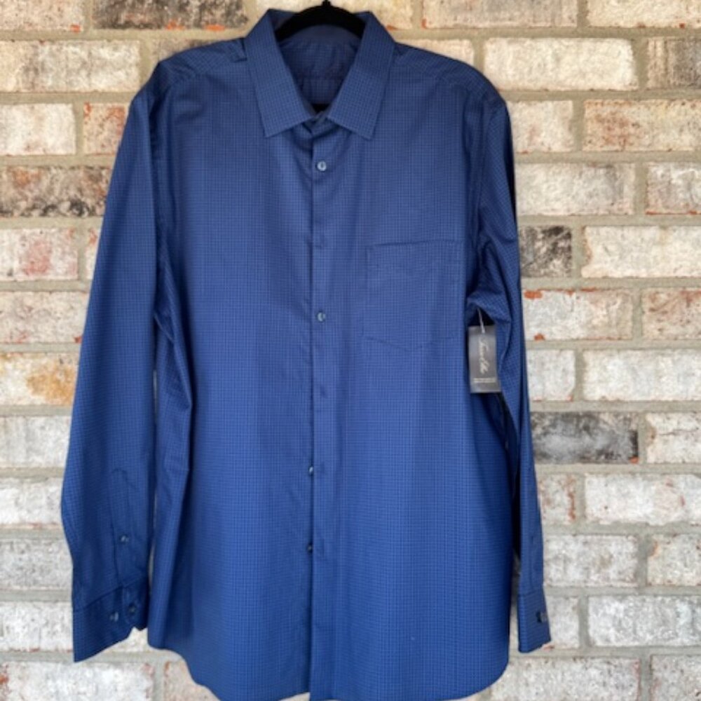TASSO ELBA MENS LONG SLEEVE DRESS SHIRT XL